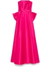 Nissa Bow-detail Maxi Dress In Pink