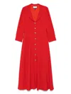 Nissa Button-down Midi Dress