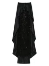 Nissa Cape Lace Gown