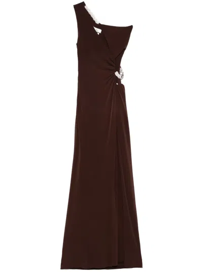 NISSA CRYSTAL-EMBELLISHED GOWN