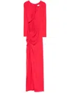Nissa Crystal-embellished Maxi Dress In Red