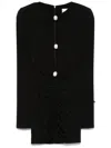 Nissa Crystal-embellished Mini Dress In Black