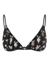 Nissa Crystal-embellished Top In Black