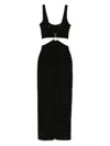 Nissa Cut-out Maxi Dress In Black