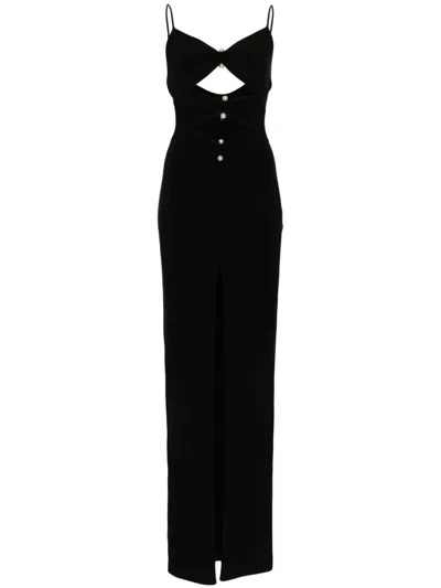 Nissa Cut-out Maxi Dress In Black