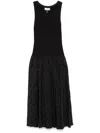 Nissa Drop-waist Maxi Dress In Black