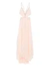 Nissa Embellished Cut-out Maxi Dress In Pink