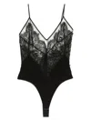 Nissa Lace-embellished Top In Black