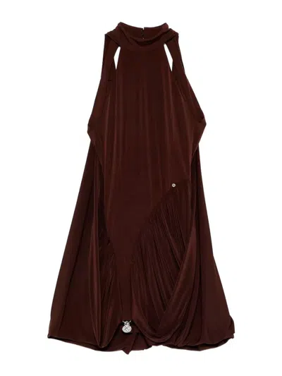 Nissa Evening Dress In Brown