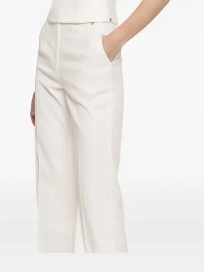 Nissa Flared Trousers In White