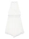 Nissa Halterneck Silk Dress