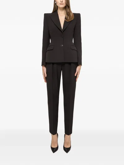 Nissa High-rise Trousers In Black