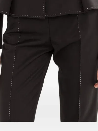 Nissa High-rise Trousers In Black