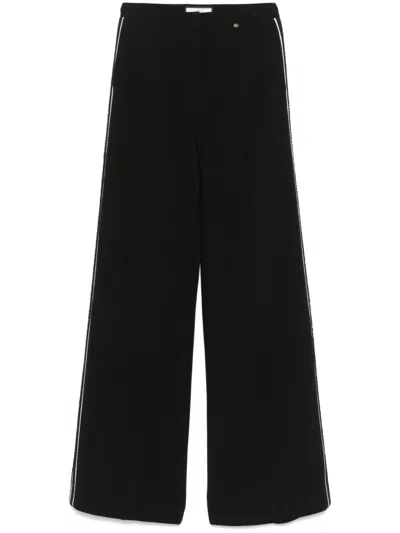 Nissa High-waisted Trousers In 黑色