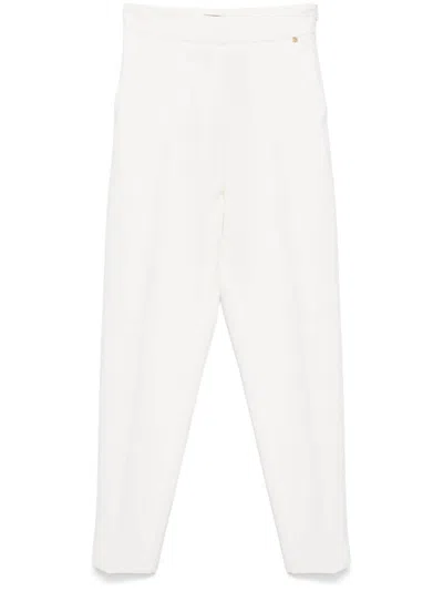 Nissa High-waisted Trousers In Weiss