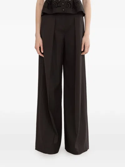 Nissa High-rise Trousers In Black