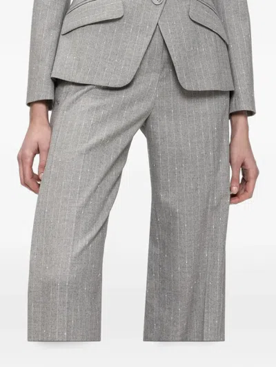 Nissa High-waisted Pants In Gray