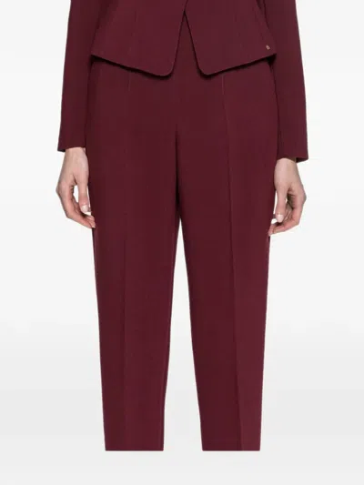 Nissa High-waisted Pants In Brown