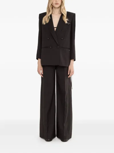 Nissa Open-back Blazer In Animal Print