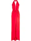 Nissa Open-back Maxi Dress In Red