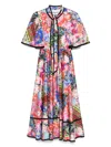 Nissa Paisley-print Dress
