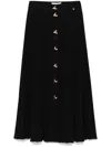 NISSA PLEATED MIDI SKIRT