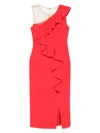 Nissa Ruffled Midi Dress