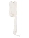 Nissa Sequin-embellished Lace Mini Dress In White