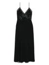 Nissa Sequin-embellished Midi Dress