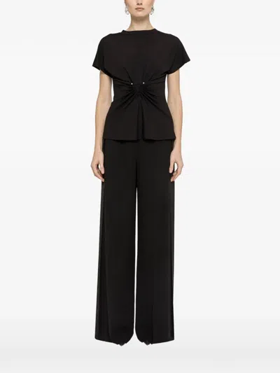 Nissa Short-sleeve T-shirt In Black