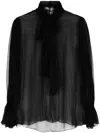 Nissa Silk Blouse In Black