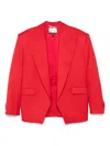 Nissa Single-breasted Blazer In Red