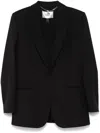 Nissa Single-breasted Blazer In Black