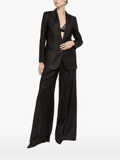 Nissa Single-breasted Blazer In Blue