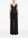 Nissa Tulle Insert Top In Black