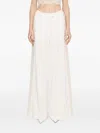 Nissa 레이스 패널 팬츠 In White