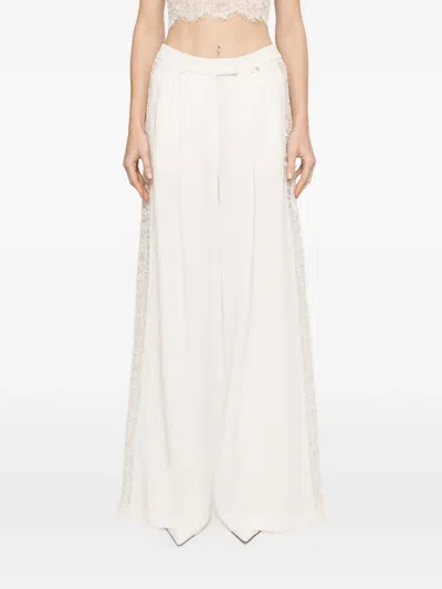 Nissa 레이스 패널 팬츠 In White