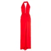 Nissa Open-back Maxi Dress
