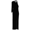 Nissa One-shoulder Gown In Black