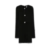 Nissa Crystal-embellished Mini Dress In Black