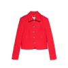 Nissa Women's Boucle Suit Jacket Red In Red