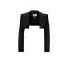 Nissa Women's Cropped Blazer Black In Black