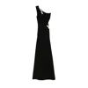 Nissa Crystal-embellished Gown In Black