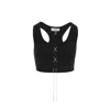 Nissa Women's Embellished Crop Top Black In Black
