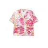 Nissa Printed Shirt In Pink