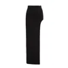 Nissa Women's High Waisted Maxi Skirt Black In Black