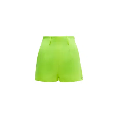 Nissa Women's High Waisted Shorts Green