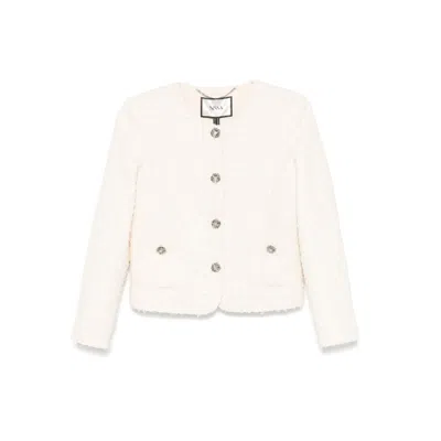 NISSA WOMEN'S NEUTRALS BOUCLÉ SUIT JACKET