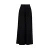 Nissa Women's Palazzo Viscose Pants Black In Black