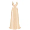 Nissa Women's Pink Crystal-embellished Silk Gown In Pink